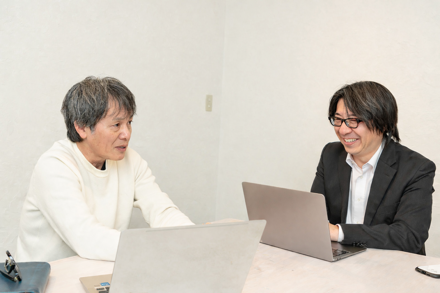 BOOK CAFE マルベリーフィールド 代表 勝澤氏 と 新井アドバイザー