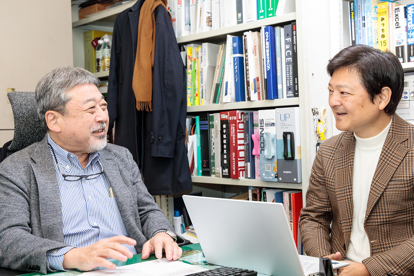 株式会社アッズーリ　代表取締役　中村氏　と　原田アドバイザー