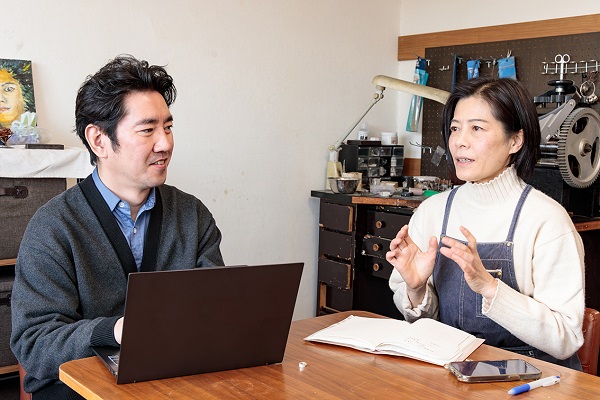 吉田さんと石井アドバイザー